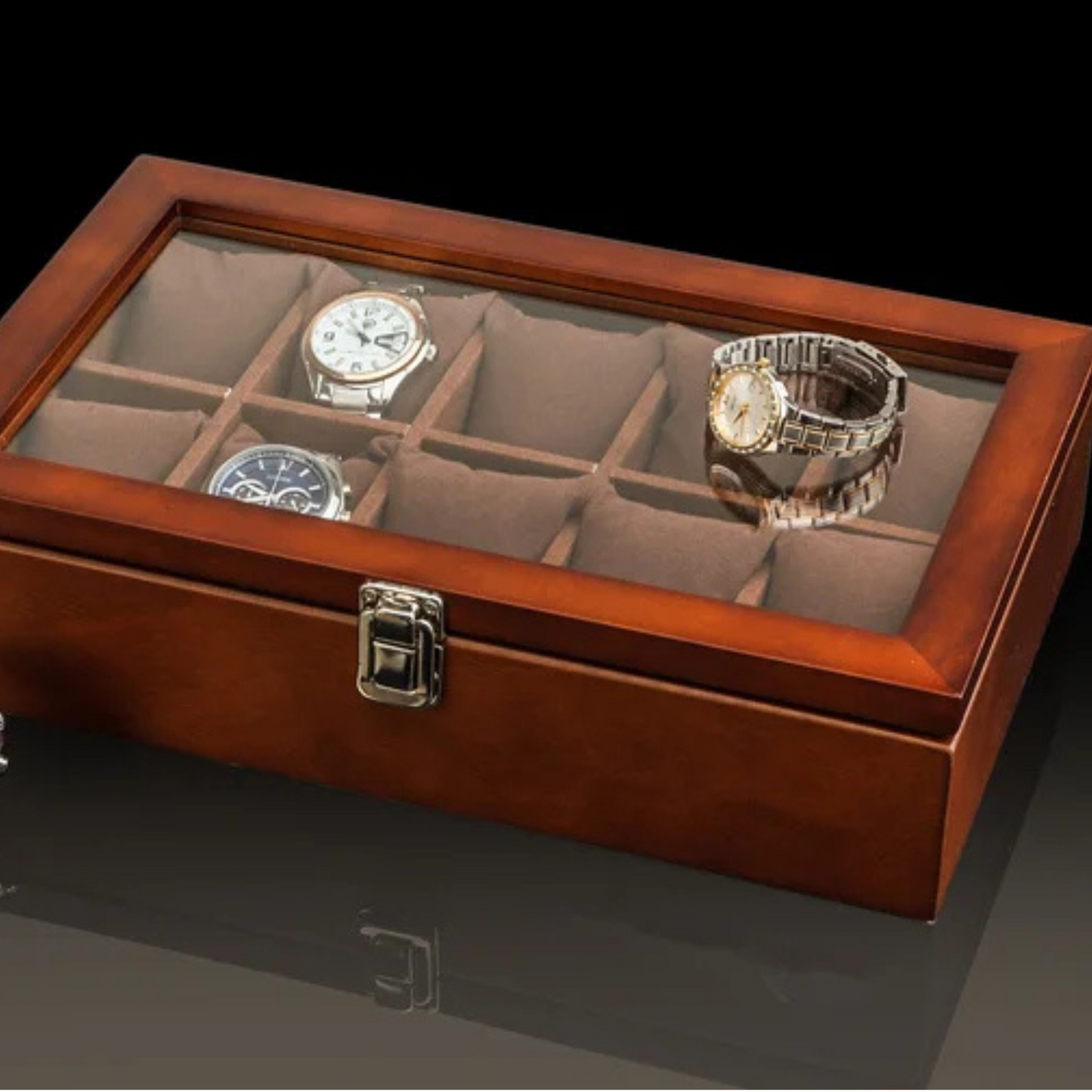 Boîte à montres – modèle rectangulaire raffiné