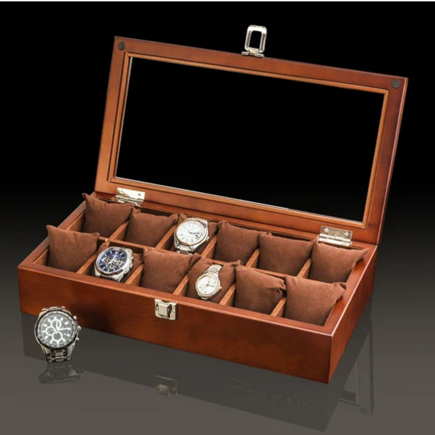 Boîte à montres – modèle rectangulaire raffiné