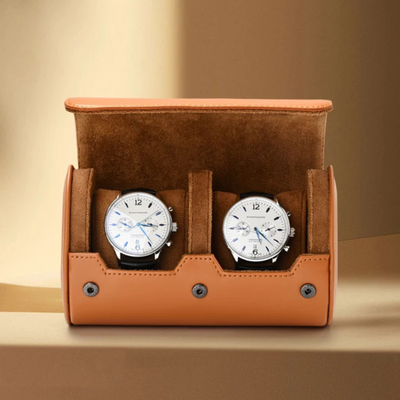 Étui à montres haut de gamme en cuir microfibre
