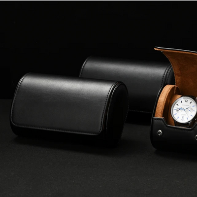 Étui à montres haut de gamme en cuir microfibre