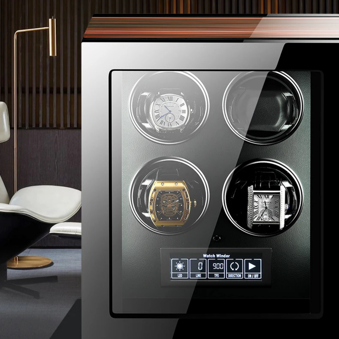 Remontoir à montre style japonais - 4 et 12 Emplacements