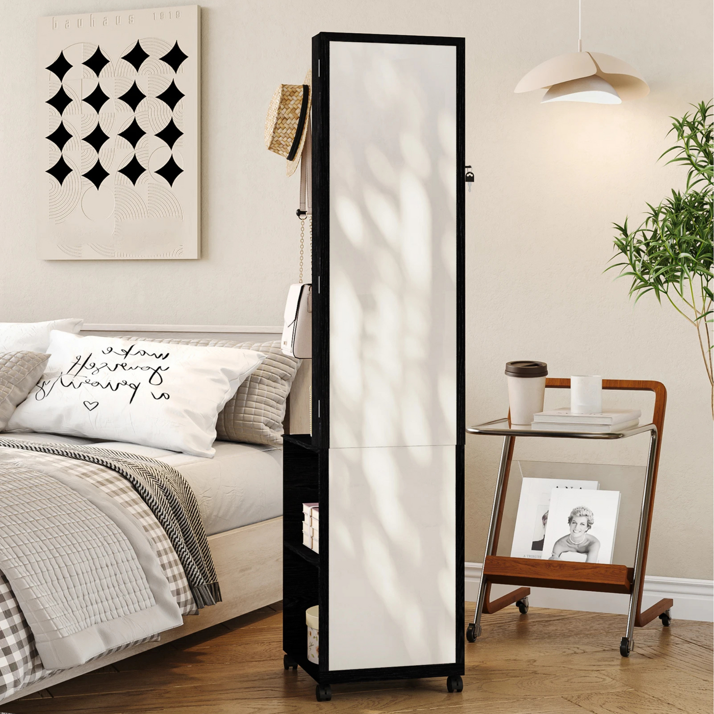 Armoire à bijoux rangement intégré