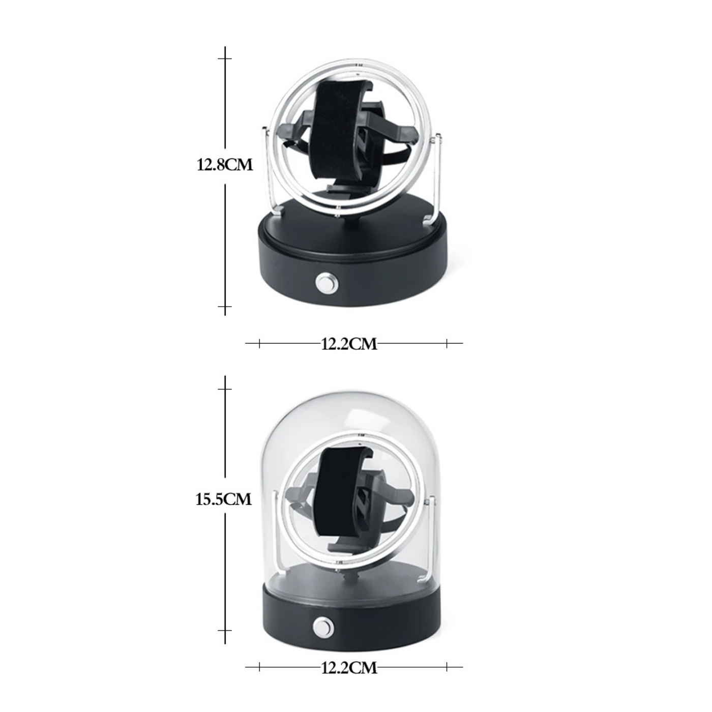 Boîte à montres remontoir