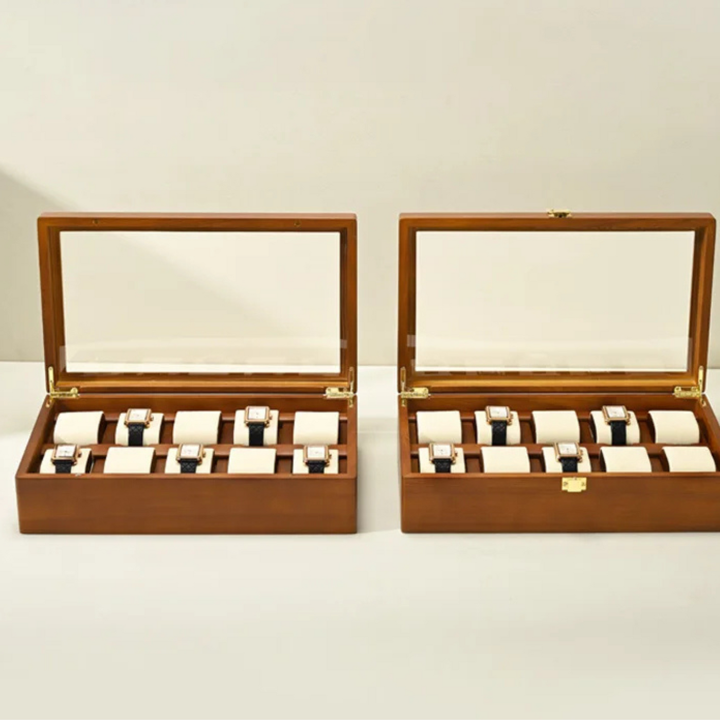 Boîte à montres style intemporelle