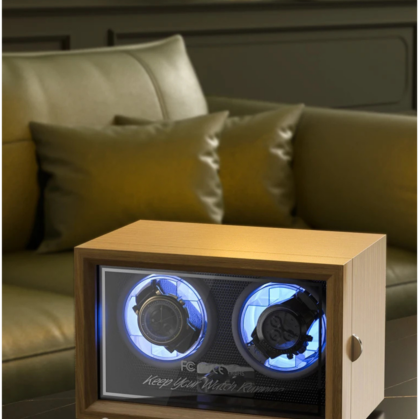 Remontoir à montres en bois massif