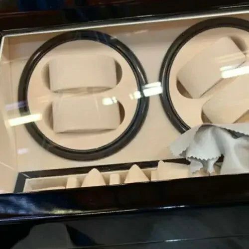 Remontoir noir brillant 4+6 montres