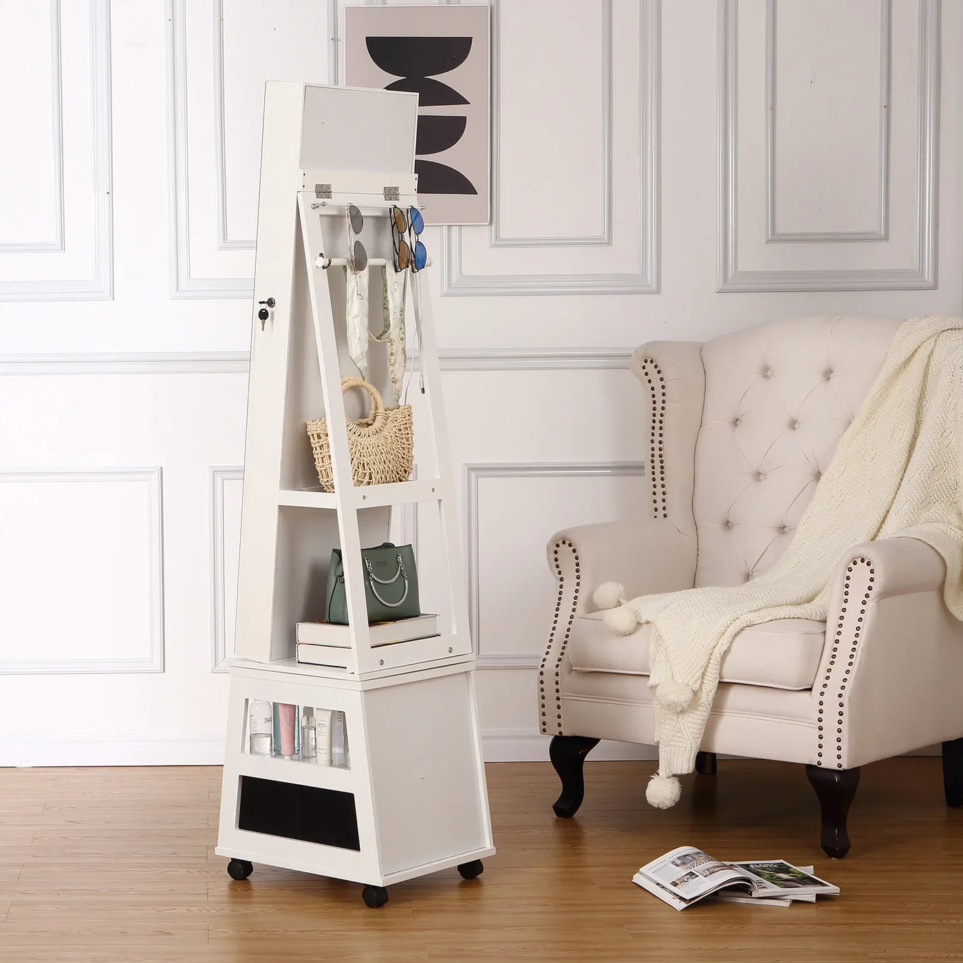 Boîte à bijoux armoire élégante