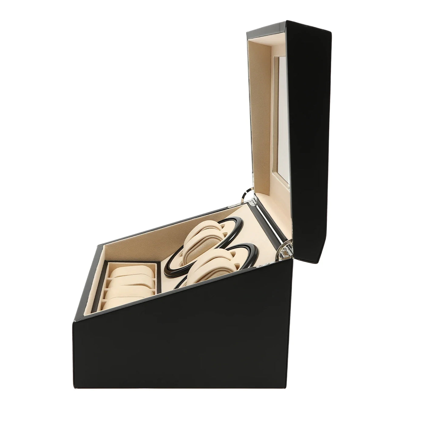 Remontoir rotative en cuir aux finitions élégantes