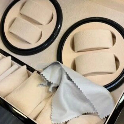 Remontoir noir brillant 4+6 montres