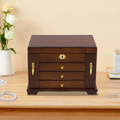 Boîte à bijoux en bois style bourgeois