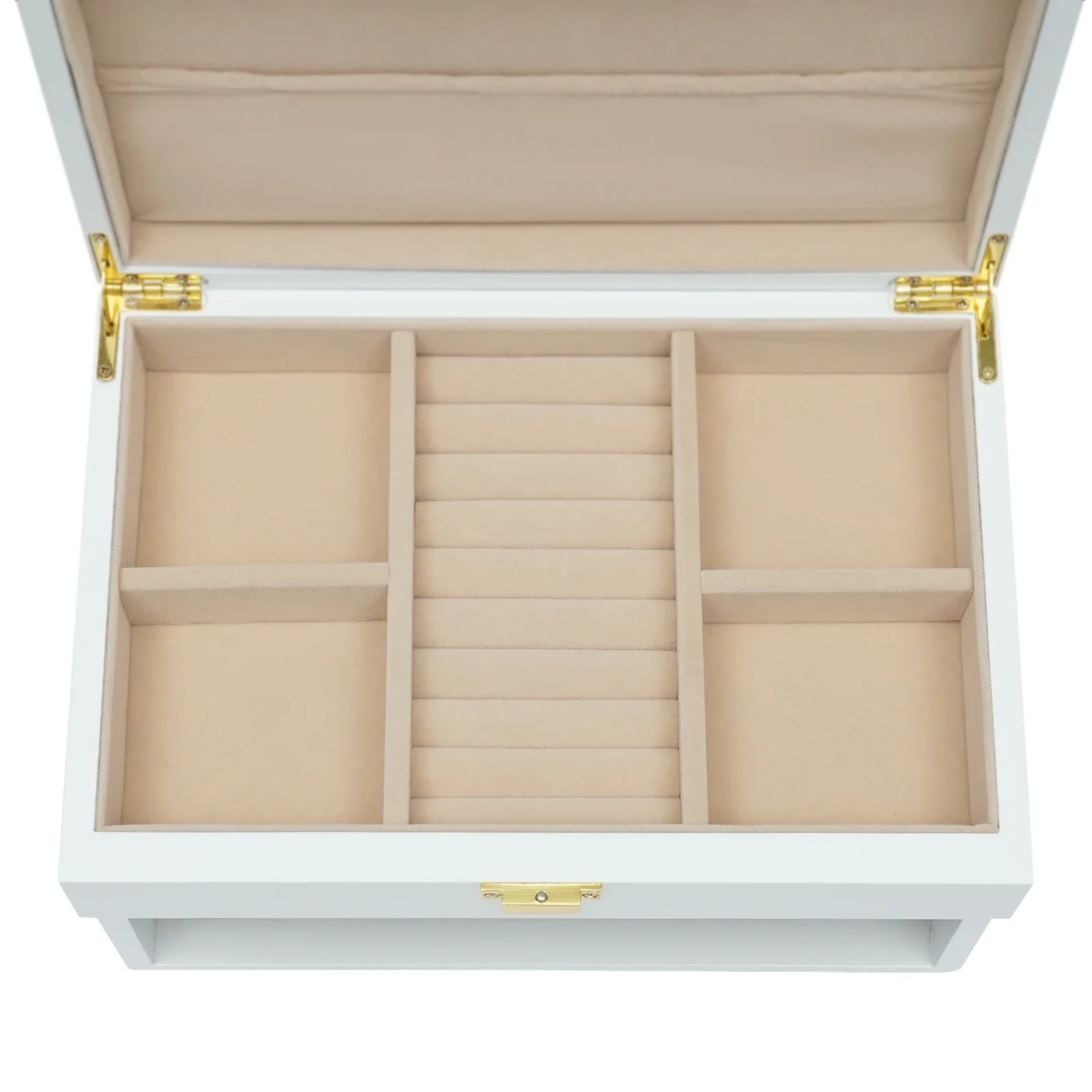 Boîte à bijoux 3 niveaux style japonais – Design raffiné et capacité généreuse