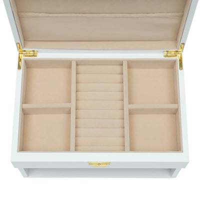 Boîte à bijoux 3 niveaux style japonais – Design raffiné et capacité généreuse