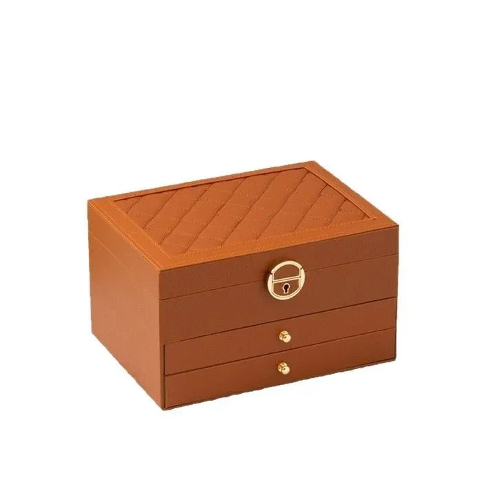 Boîte à bijoux à trois niveaux
