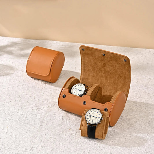 Étui à montres haut de gamme en cuir microfibre