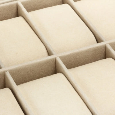 Boîte à montres en cuir noir