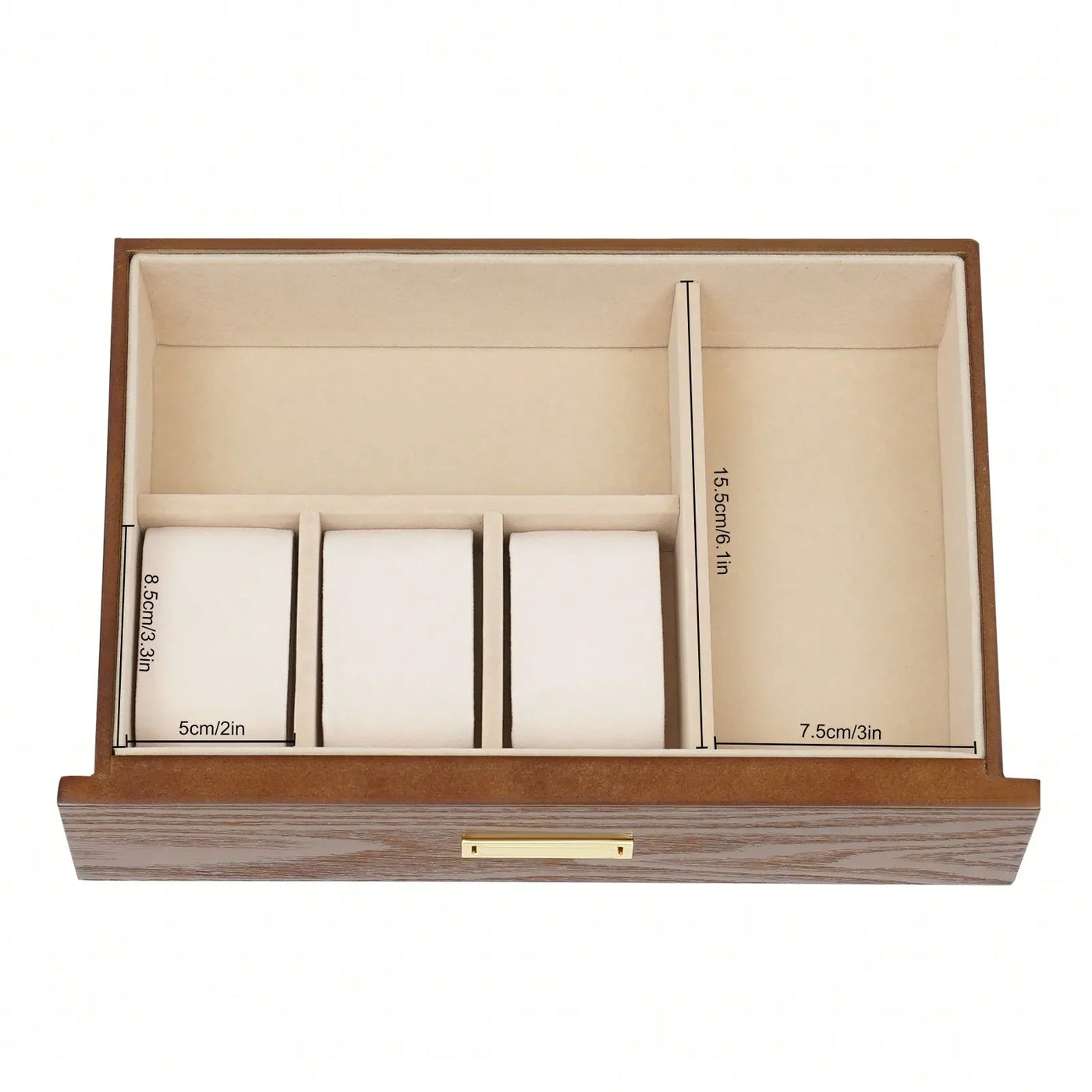 Boîte à bijoux 3 niveaux style japonais – Design raffiné et capacité généreuse