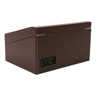 Remontoir rotative en cuir aux finitions élégantes